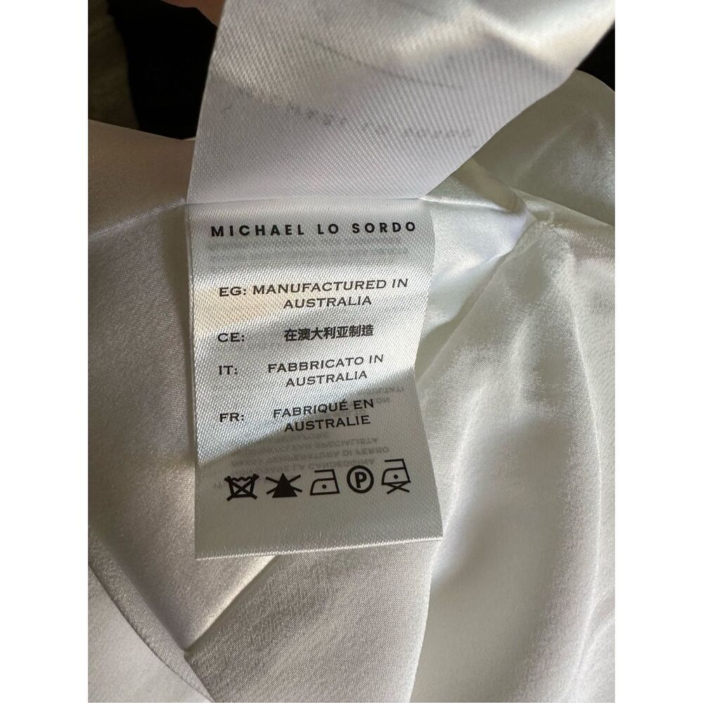 MICHAEL LO SORDO Alexandra silk-satin gown Size US10 $1,190 - Picture 11 of 14